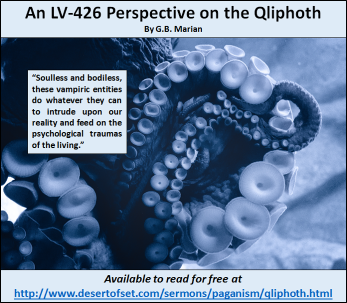 An LV-426 Perspective on the Qliphoth